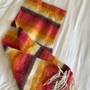 Anthropologie Multicolor Striped Scarf